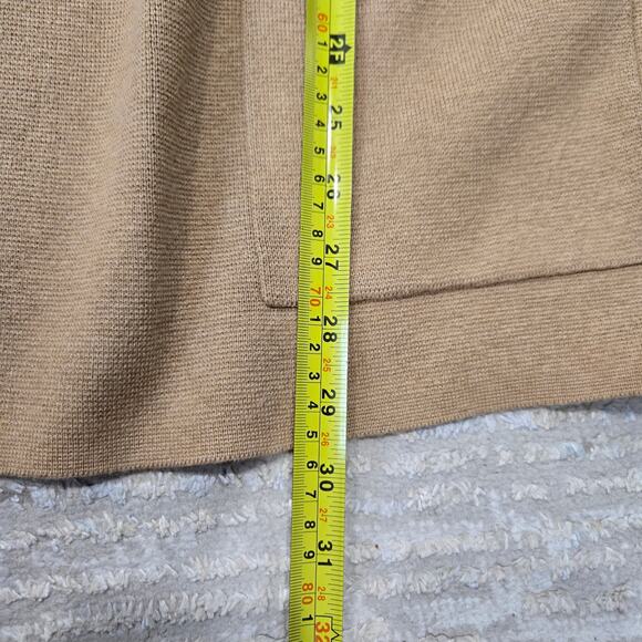 J. Crew Eloise Sweater Blazer Wool Blend Camel Neutral Medium Minimalist Capsule - Picture 7 of 7